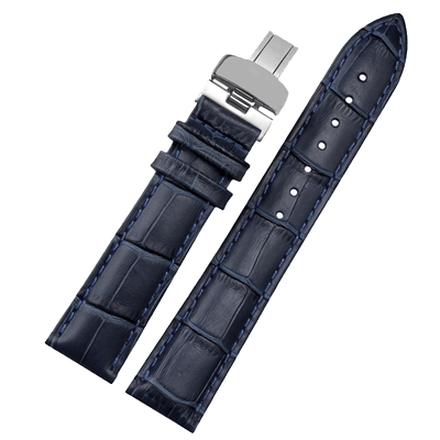 适配天梭杜鲁尔真皮男士手表带