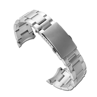 卡特文适配天梭T116表带1853速驰T116617A系列弧口钢带表链男22mm