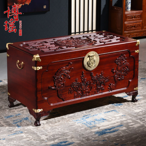 博瑶香樟木箱实木婚嫁陪嫁嫁妆箱