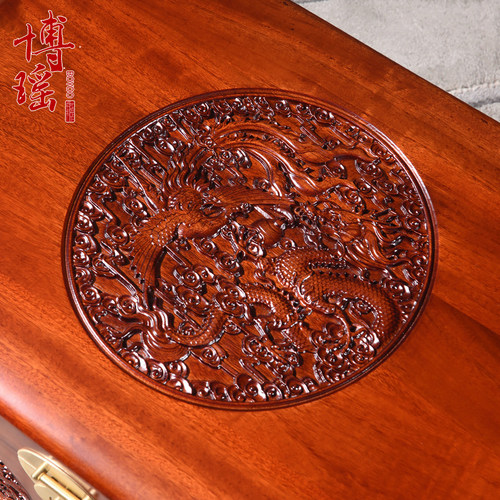 龙凤香樟木箱子婚嫁箱陪嫁全樟木字画箱木箱储物箱实木衣箱樟木箱