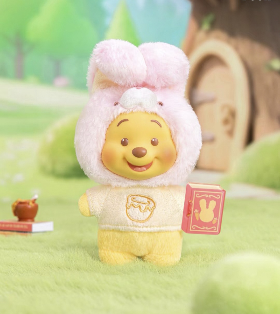 正版迪士尼小熊维尼动物童话书系列毛绒挂饰盲盒摆件手办女生礼物