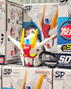 正版BANDAI万达SD高达头像挂件盲盒摆件手办男生礼物潮流玩具公仔