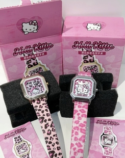 正版三丽鸥hellokitty甜心豹表手表盲盒KT猫手表腕表送女生日礼物