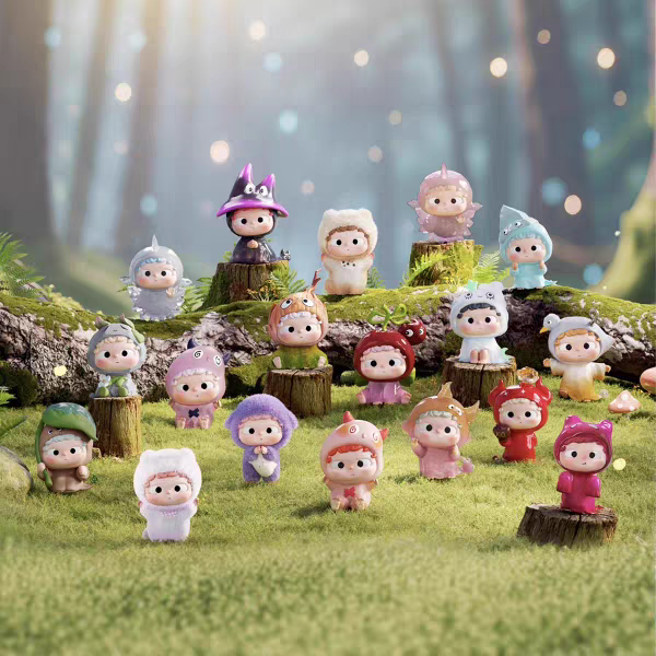 新品现货Heyone黑玩哦崽OZAI兜帽历险记萌粒盲盒公仔玩偶摆件礼物