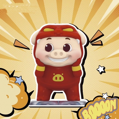 TOPTOY猪猪侠猪门永存系列盲盒搞怪桌面摆件生日礼物猪猪侠经典