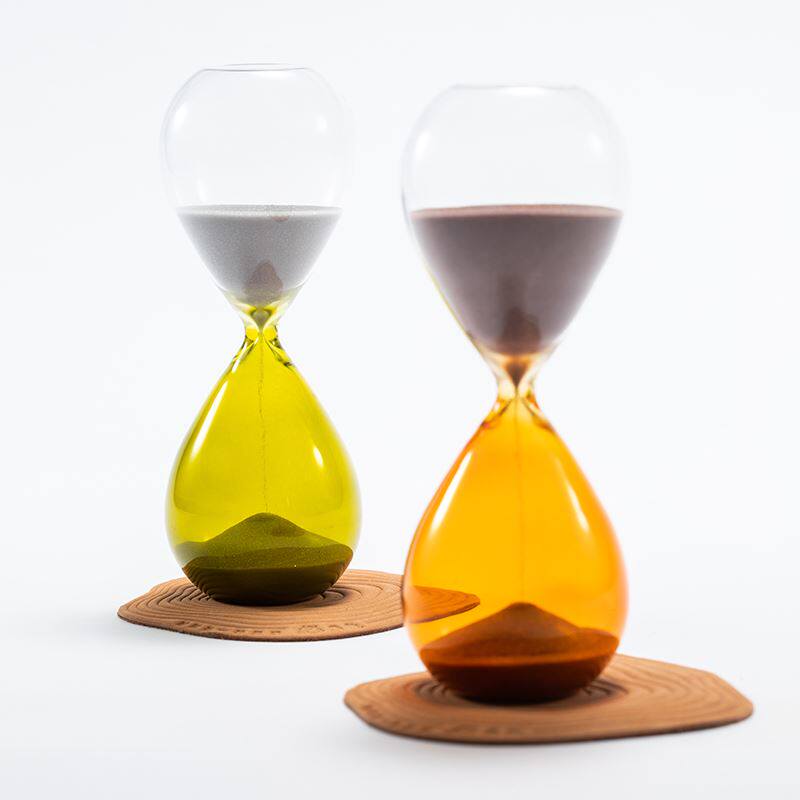 马鹿沙漏计时器30分钟半小时创意摆件礼物工艺品桌面时间礼品