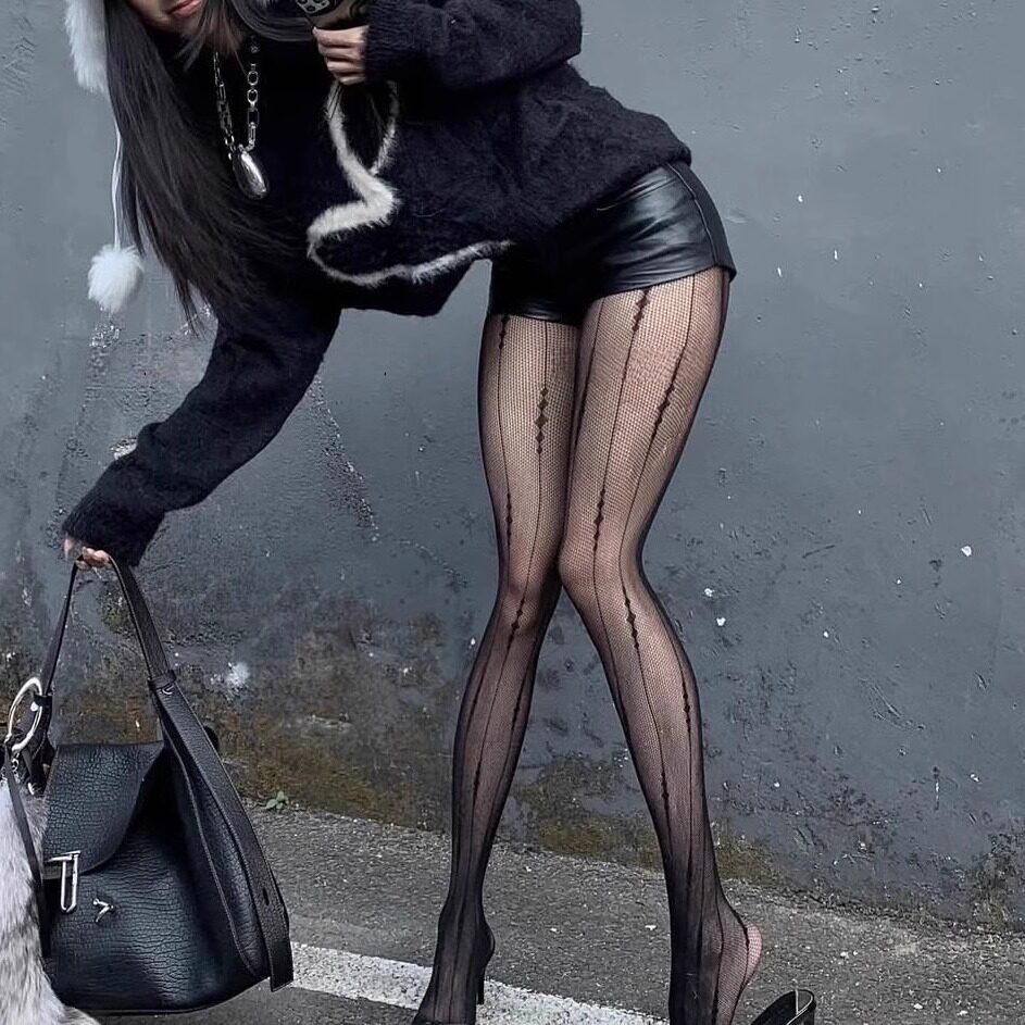 200斤女薄胖mm加大码法式性感复古提花竖线黑丝渔网袜打底连裤袜,女士内衣/男士内衣/家居服,连裤袜/打底袜,淘宝优惠券,粉丝福利购,淘宝优惠卷