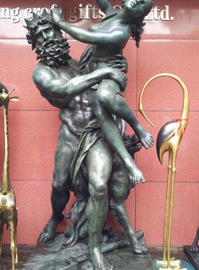 普西芬尼争夺欧式风宾馆铜雕塑