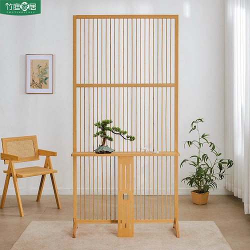 新中式屏风入户正对门玄关隔断客厅家用进门遮挡移动现代简约座屏