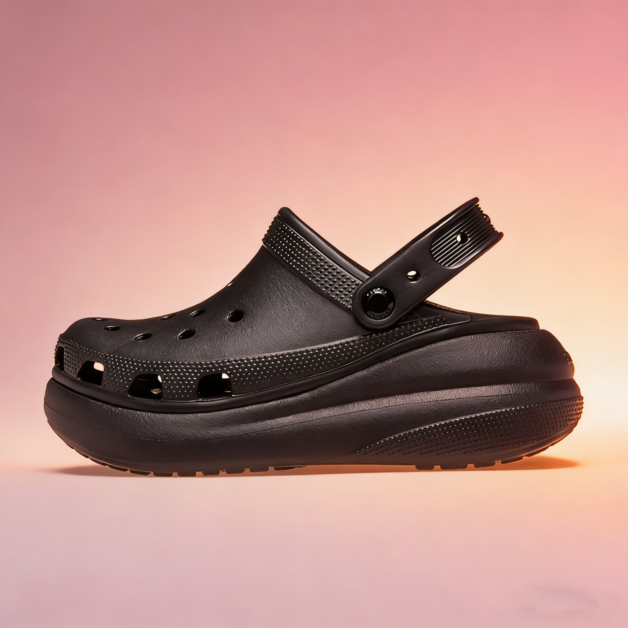 鳗鱼鞋铺Crocs卡洛驰经典户外沙滩增高凉鞋洞洞鞋 207521云朵泡芙