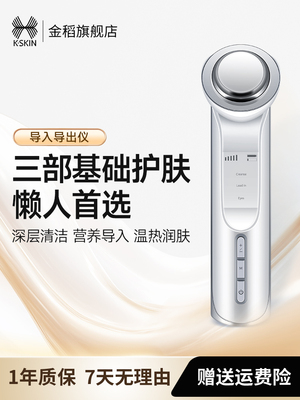 金稻面膜精华导入仪美容仪家用脸部面部清洁离子导出仪 卸妆仪器