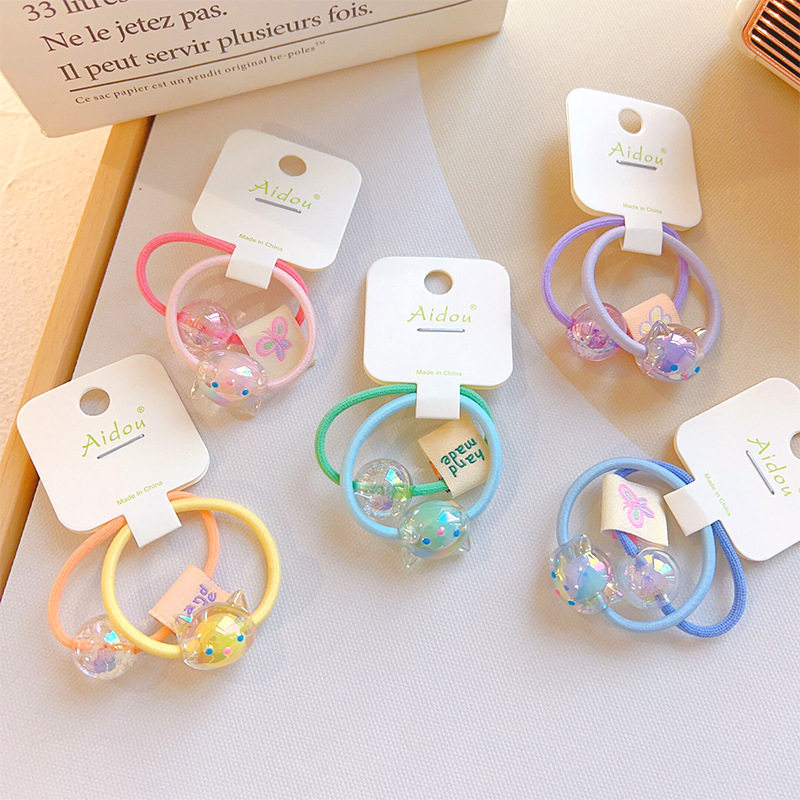 儿童幻彩珠卡通猫咪发圈组合发绳少女心丸子头皮筋扎发头绳发饰品,饰品/流行首饰/时尚饰品新,发饰,淘宝优惠券,粉丝福利购,淘宝优惠卷