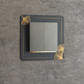 亚克力开关套保护套开关贴墙贴画家用插座套边框美化轻奢简约 包邮