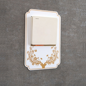 亚克力开关套保护套开关贴墙贴画家用插座套边框装 饰奶油风轻奢