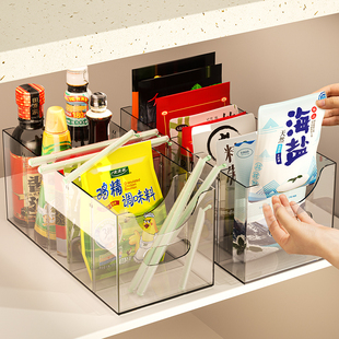 调料收纳盒厨房袋装调味料多格盒子台面盐香料瓶罐置物架整理神器