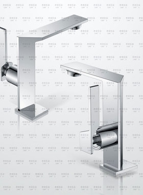 21年力作配套面盆龙头oem北美 侧置式把手 np加蓝赛道阀芯