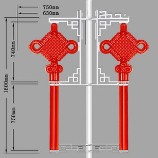 饰 光塑料装 厂家直销带字中国梦 1.6米2.0米户外路灯发 LED中国结