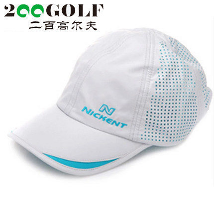 高尔夫球帽子 NICKENT 男/女均可适用 镭射帽 轻薄透气 可防雨