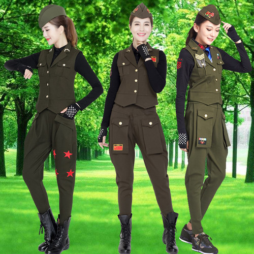 春秋西装领外套长袖演出服水兵舞