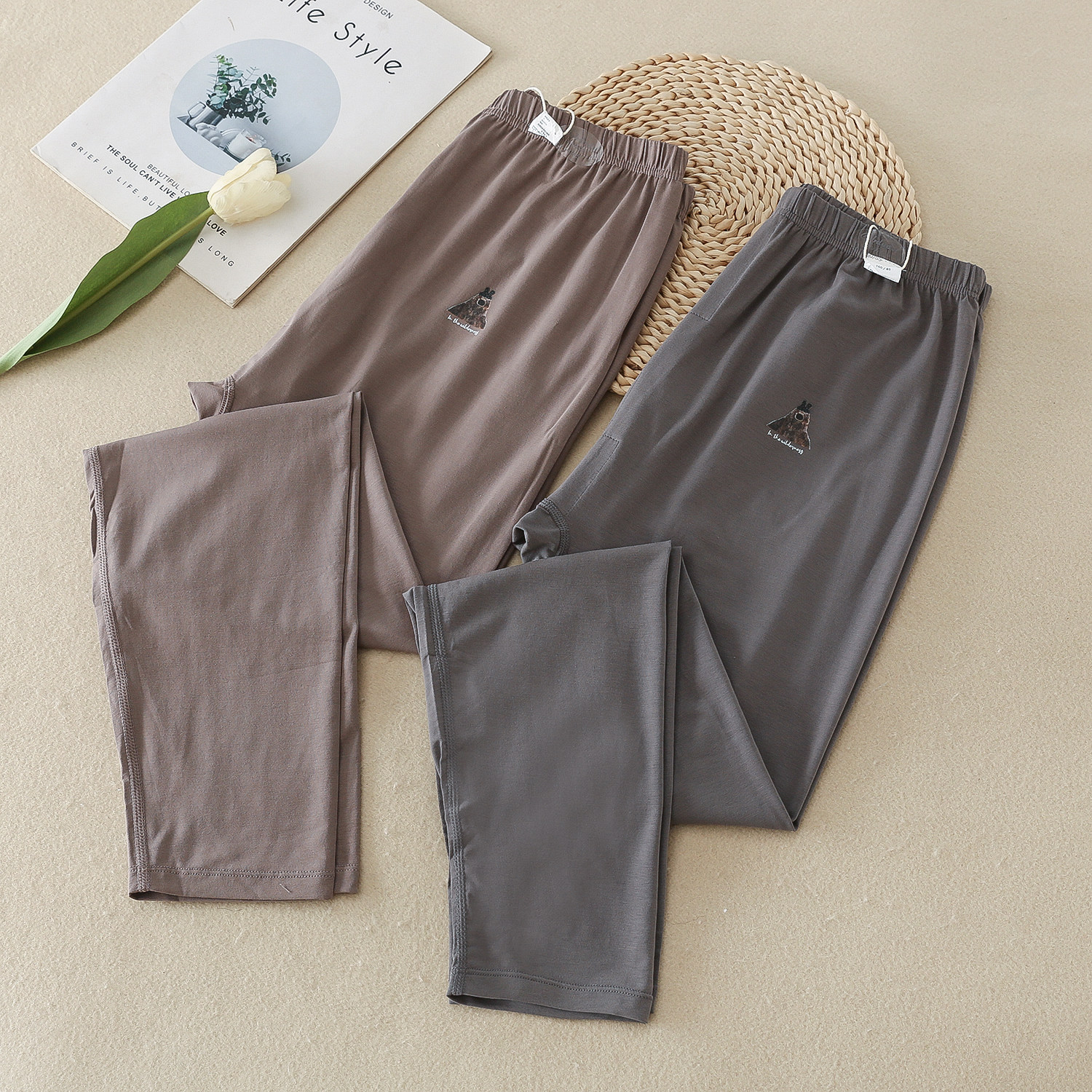 卡布丢丢胖童儿童秋裤男童加肥加大棉毛裤宽松版春秋莫代尔棉薄款,童装/婴儿装/亲子装,保暖裤,淘宝优惠券,粉丝福利购,淘宝优惠卷