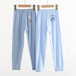 棉莫衬裤 薄款 睡裤 儿童莫代尔秋裤 家居裤 男孩打底裤 新款 男童春秋款