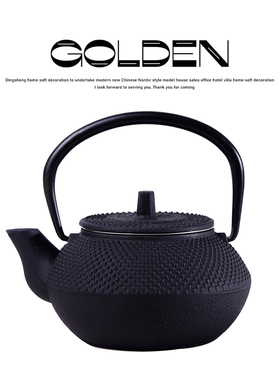 新中式复古手工艺品迷你铁壶铸铁茶壶功夫茶具茶宠茶桌软装摆件