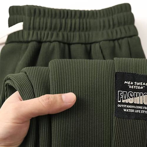 商场撤回清仓捡漏冰丝休闲裤子男夏季新款宽松大码工装直筒运动裤