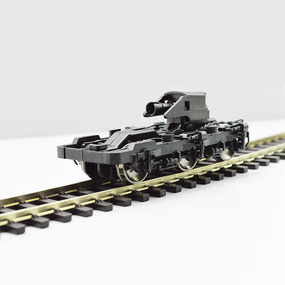 ho 1:87比例火车转向架 铁路铁轨仿真玩具模型车配件改装车厢底架