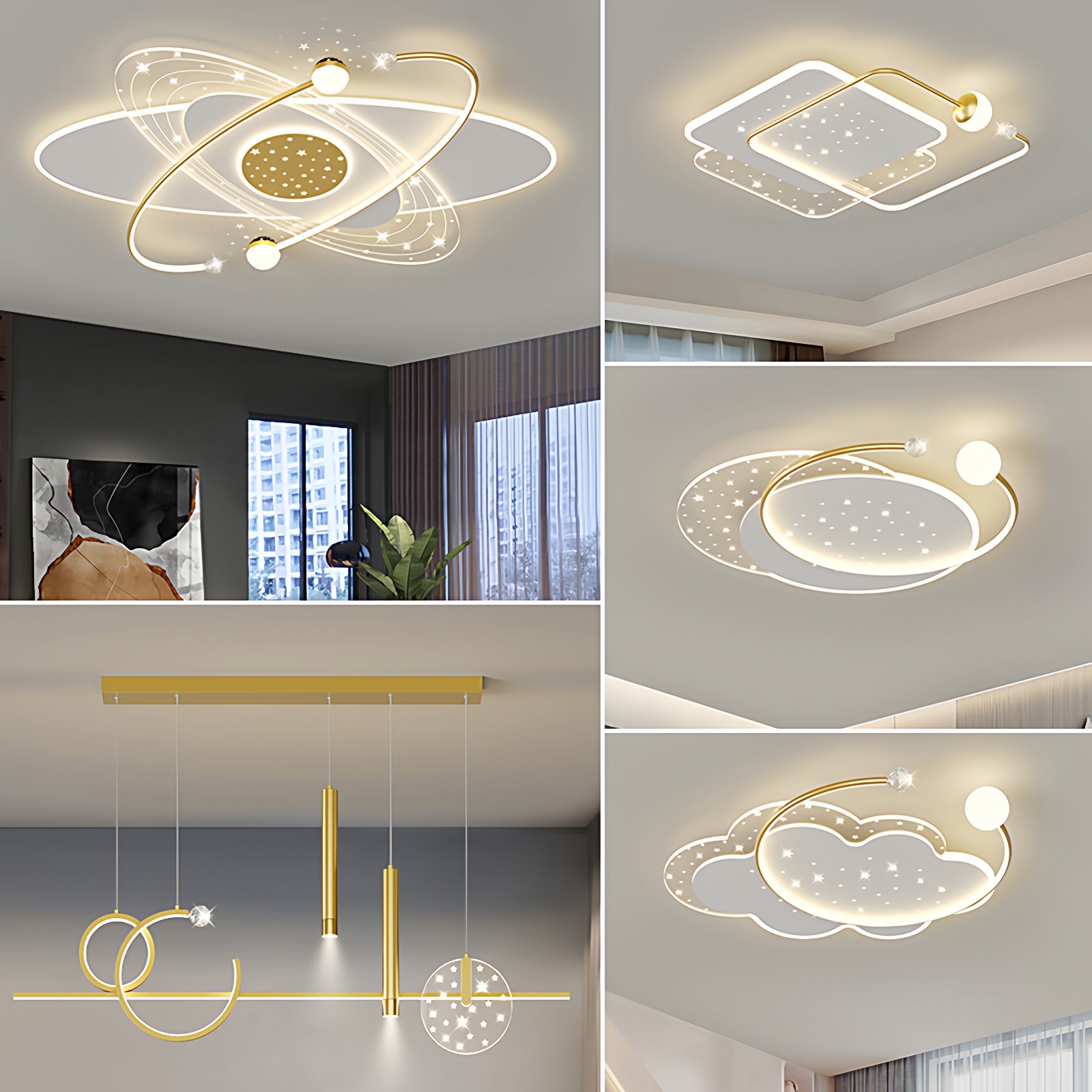 客厅灯2025年新款现代简约大气卧室餐厅led吸顶灯具大全组合套餐,家装灯饰光源,客厅吸顶灯,淘宝优惠券,粉丝福利购,淘宝优惠卷