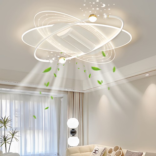 无叶风扇灯2025新款餐厅卧室