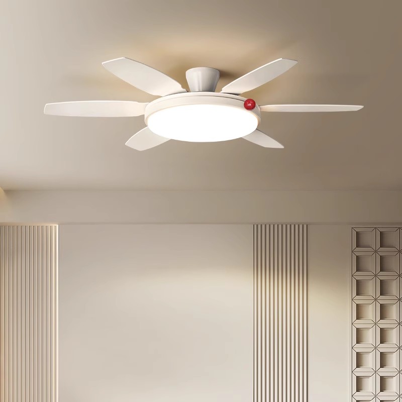 2025新款奶油风风扇灯