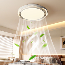 2025新款无叶风扇灯意式极简房间吸顶灯全光谱轻奢高级感主卧灯具