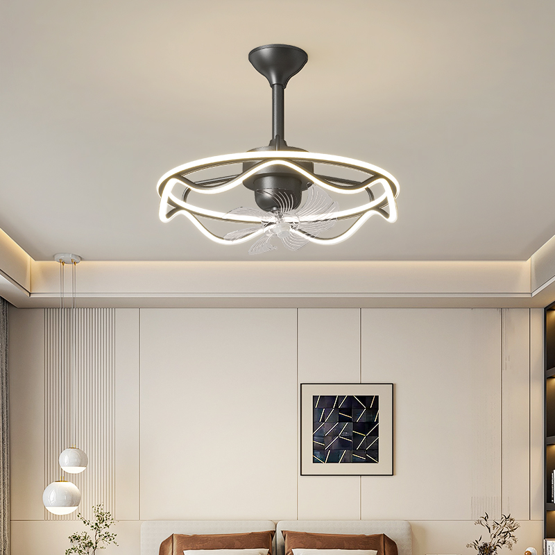 风扇灯卧室风扇灯大气简约现代