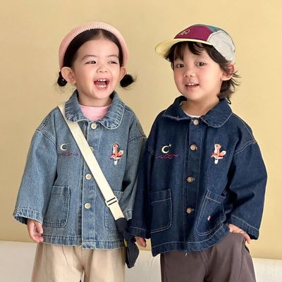 儿童牛仔外套春秋款女童春装2026