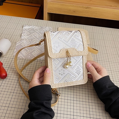 宋锦布料diy材料包小方包