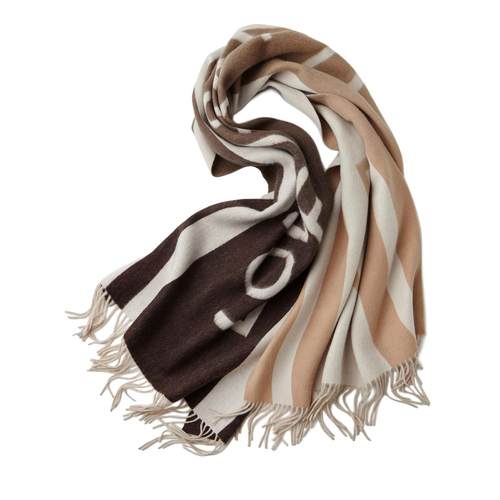 冬季加厚女士双面羊绒羊毛披肩