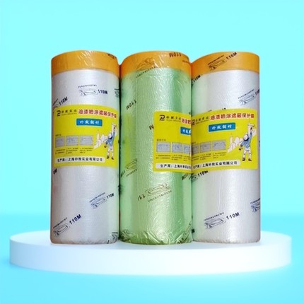 油漆涂料喷涂遮蔽膜保护膜 汽车喷漆家具装修环保防水防潮美纹纸