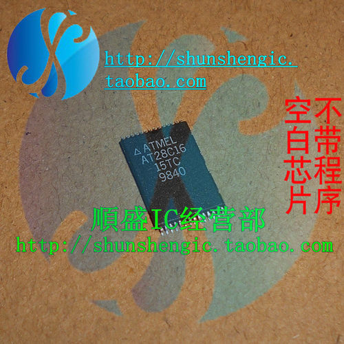 全新 AT28C16-15TC TSSOP40脚 储存器芯片 贴片IC 可代烧录 正品