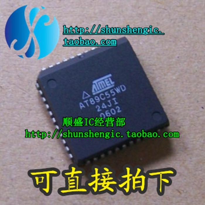 芯片全新AT89C55WD-24JC可代烧录