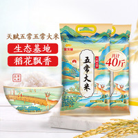 金龙鱼天赋五常大米10kg*2袋一年产一季东北大米40斤粳米粥米