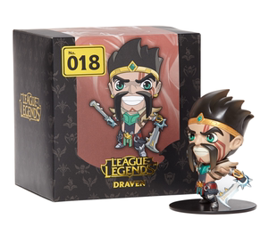 英雄联盟 lol 官方正版周边 荣耀行刑官 德莱文 Q版手办摆件