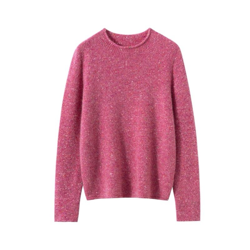 2026秋冬新款100%纯山羊绒衫女圆领加厚宽松针织打底毛衣,女装/女士精品,羊绒衫,淘宝优惠券,粉丝福利购,淘宝优惠卷