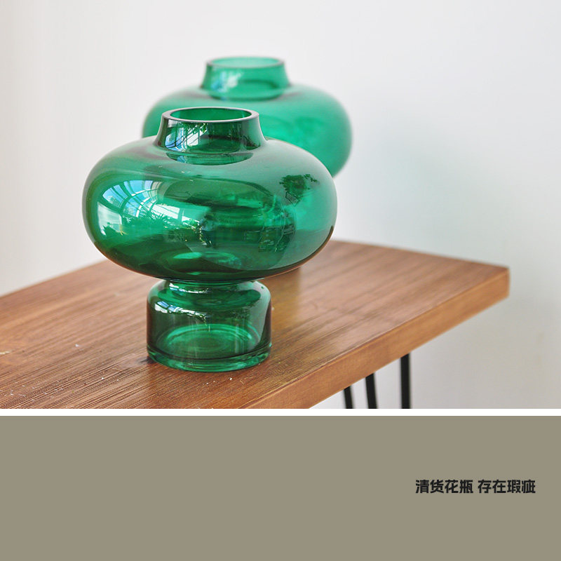 轻瑕疵 玻璃花瓶 鲜花水培瓶