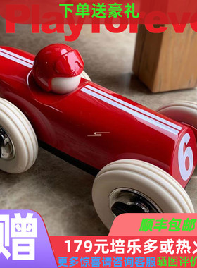 英国Playforever玩具车摆件模型赛跑巴克小汽车儿童节生日礼物