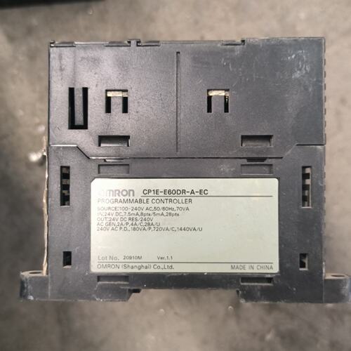 欧姆龙PLC CP1E-E60DR-A-EC-可换可修
