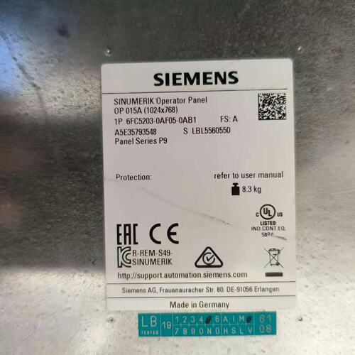 -0AB1 OP015A 西门子数控操作面板 CNC机床控制面板配件-可换可修