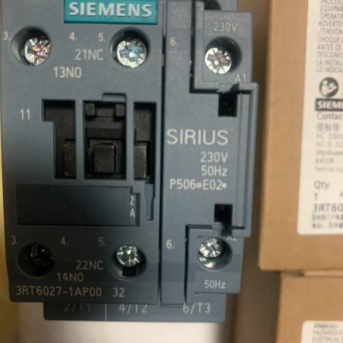 西门子 3RT6027-1AP00 接触器-可换可修