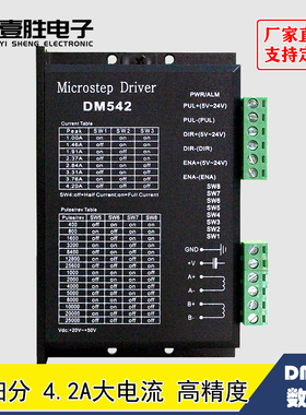 DM542 DSP数字式57/60/86型步进电机驱动器 替代雷赛M542/M542H