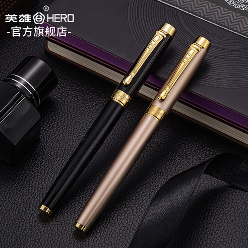 HERO英雄钢笔大明尖商务办公