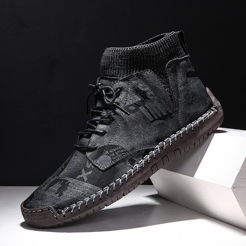 MENS HIGH TOP 48 MARTIN BOOTS PLUS SIZE MENS 45 WINTER MENS SHOES 46 BRITISH STYLE 47 KING NORTHEAST SNOW BOOTS MEN